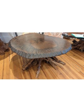 Claro Walnut Burl Coffee Table